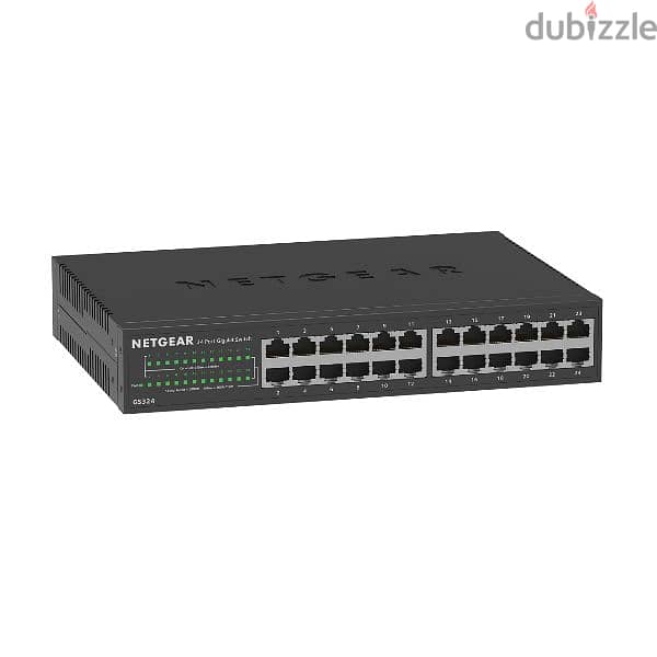 NETGEAR 24-Port Gigabit Unmanaged Switch (GS324) New from USA 12