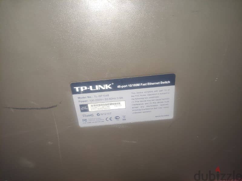 TP-Link 48 port Switch 10/100 2