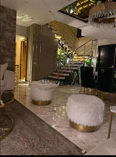 Classy furnished villa in Palm Hills Katameya for rent in a very prime location  فيلا فاخرة للايجار في بالم هيلز قطامية في موقع فريد 3