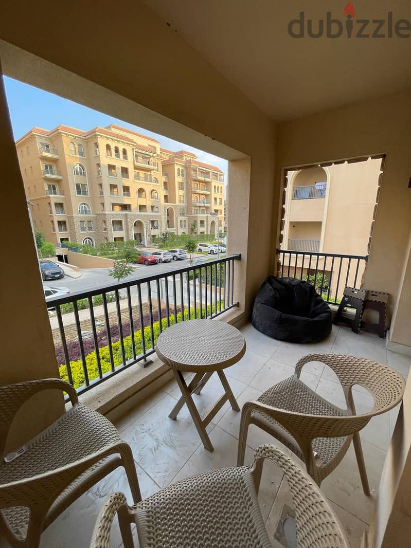 furnished apartment for rent in 90 avenue compound in front of the auc شقة للايجار بكمبوند 90 افينيو  التجمع الخامس - مدد طويلة 7