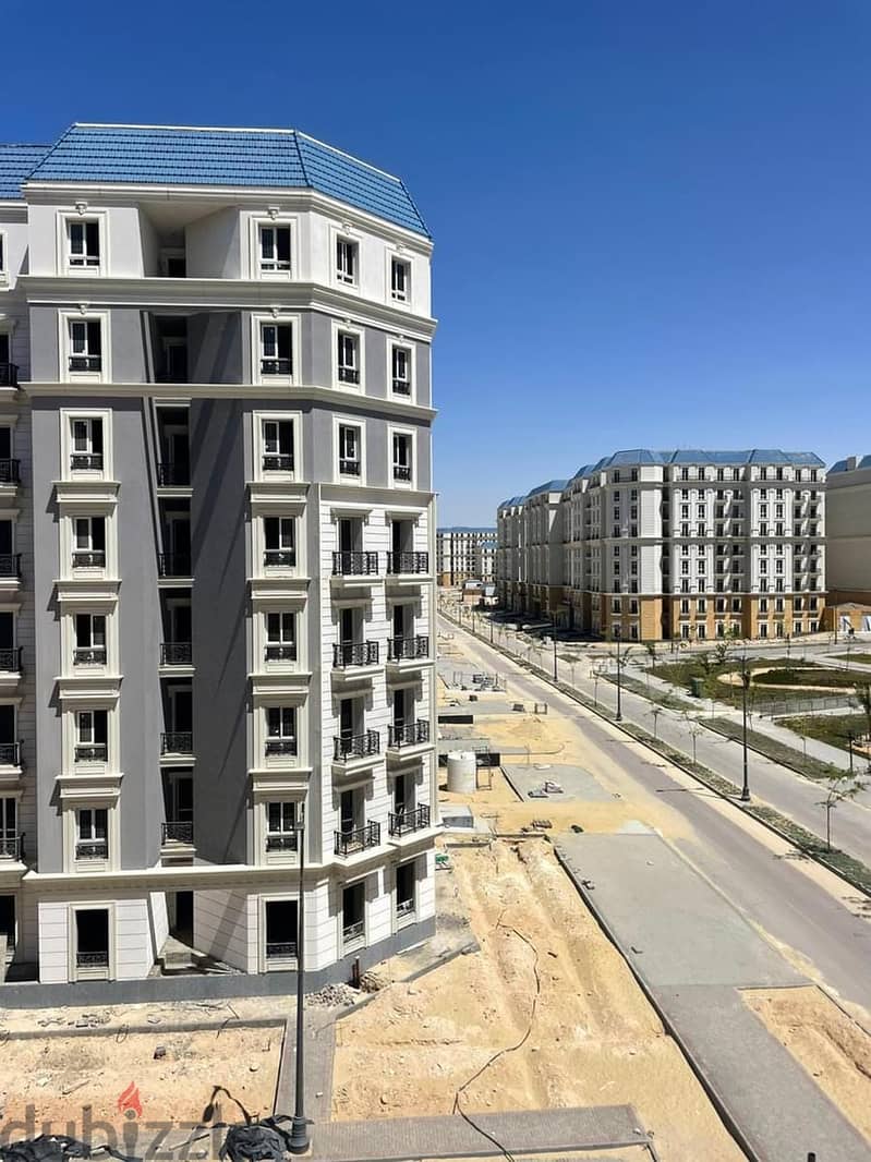 126 sqm apartment for sale, immediate receipt, fully finished, in New Alamein, North Coast, Latin Quarter Compound 13