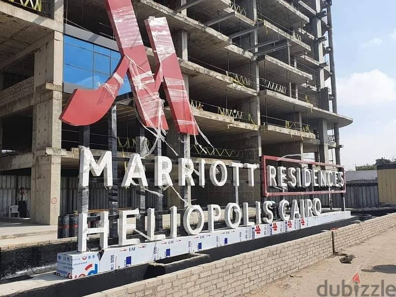 شقة 127م تشطيب كامل خصم 35% أمام سيتي سنتر الماظة في شارع الثروة مصر الجديدة كمبوند ماريوت Marriott Residences 6