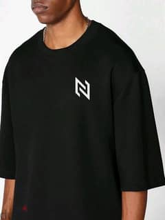 black oversized unique shirt 0