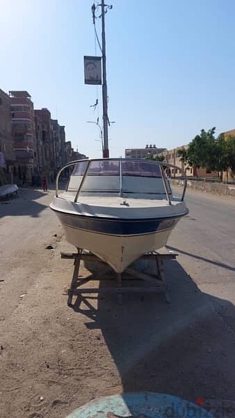 مركب فيبر جلاس وارد ياباني _yamaha_speed_boat 1