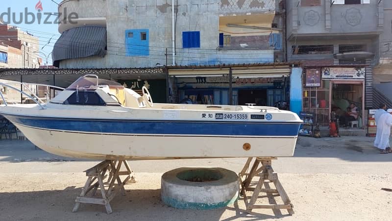 مركب فيبر جلاس وارد ياباني _yamaha_speed_boat 2