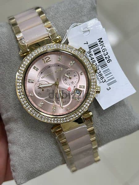 original Michael kors watch with serial number with box and bag 4