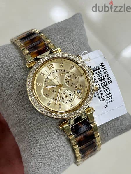 original Michael kors watch with serial number with box and bag 6