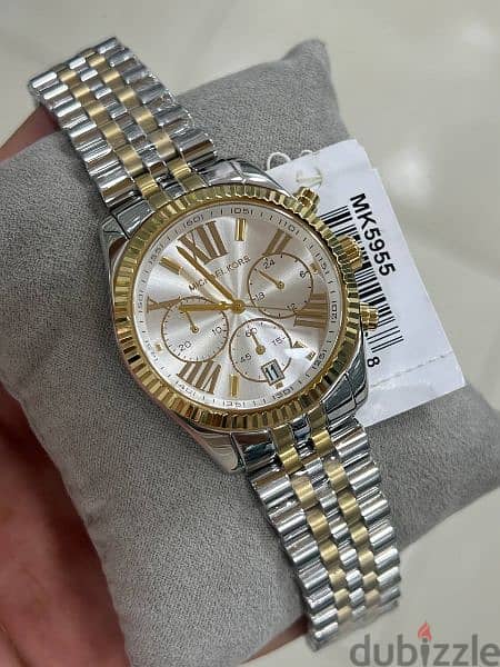 original Michael kors watch with serial number with box and bag 13