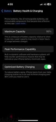 I phone 14 Pro 256 Battery 99% Black
