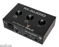M Track audio SOLO sound card