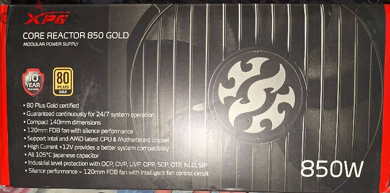 XPG Core Reactor 850w 80 plus gold 2