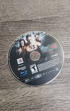 Ps3 Cd اسطوانة بلايستيشن ٣ مصارعة Smackdown vs Raw 2010