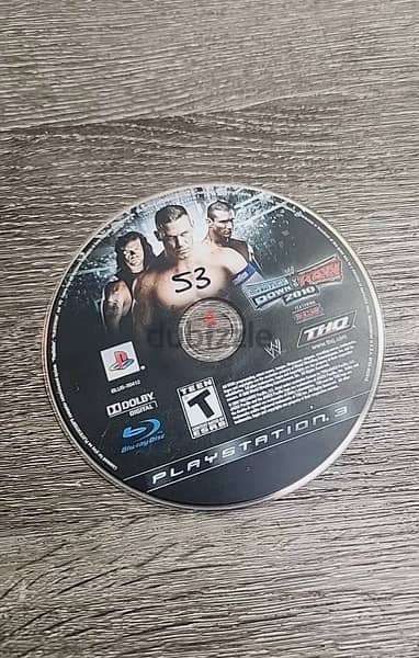 Ps3 Cd اسطوانة بلايستيشن ٣ مصارعة Smackdown vs Raw 2010 0