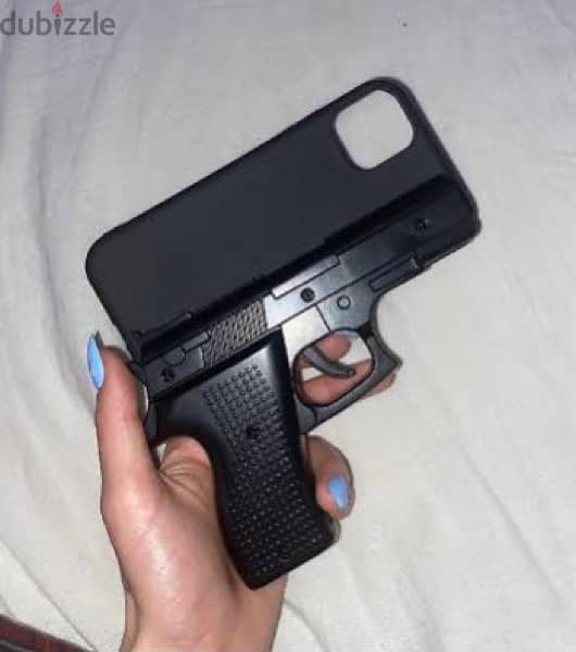 iphone 12 mini 3d gun case - جراب ايفون 12 ميني علي شكل مسدس 2