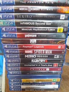 Collection of ps4 Games (look in description)