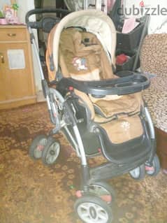 stroller + car seat