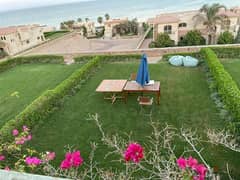 cash price with discount applied - own your chalet finished  ready to move - for sale in la vista gardens ain sokhna - area 150sqm +garden sea view