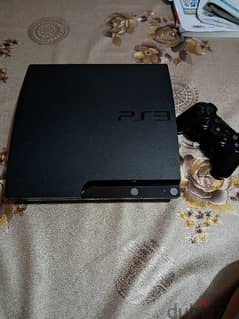 ps3 slim  مع شاشه samsung المنوفيه