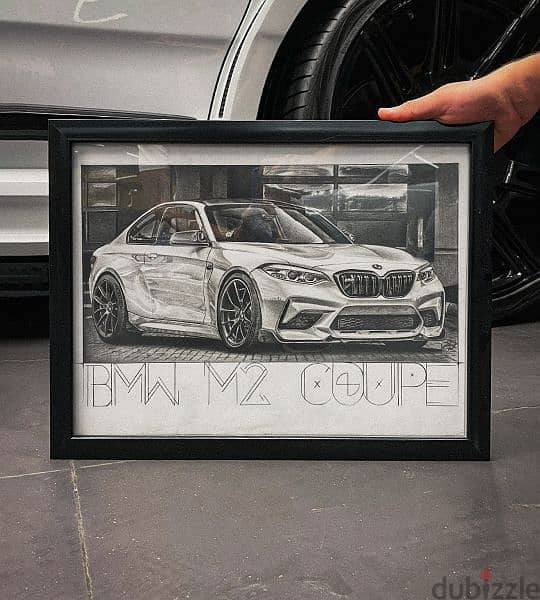 BMW M2 Handmade Painting - رسمة يدوية 1