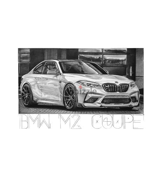 BMW M2 Handmade Painting - رسمة يدوية 2