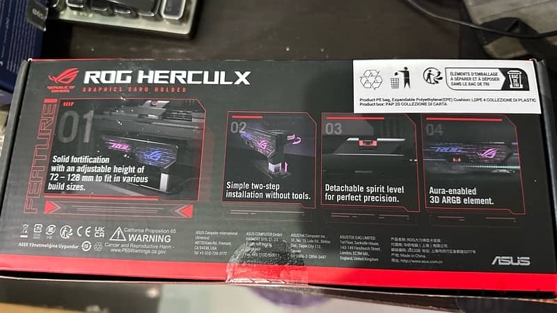 حامل كرت شاشه asus rog herculx 0