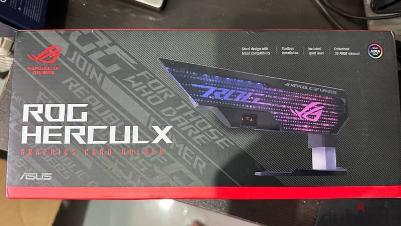 حامل كرت شاشه asus rog herculx 2