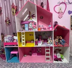 wooden barbie house 0