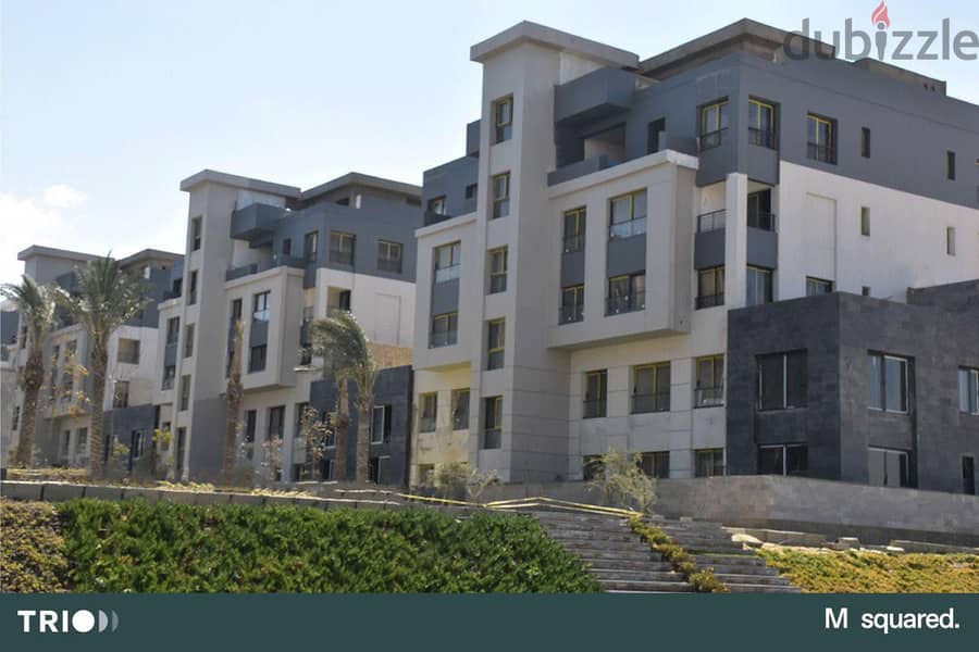 4BR apartment with roof 255m installmnts in Trio Gardens New Cairo  التجمع الخامس تريو جاردنز 8