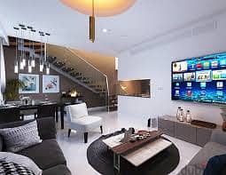 بفيو لاندسكيب وجاردن وهم فرصة Sky Villa دوبلكس ومعاه رووف متشطب فندقي للبيع في ارقى كمبوند بنظام الSmart في مدينة المستقبل 2