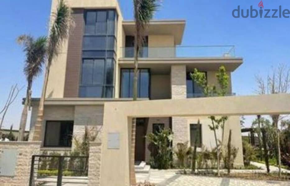 For sale, a villa with immediate receipt, ready to move in, in Amio, located in Sheikh Zayed, in the Sodic The Estates Compound, in front of Sphinx Ai 1