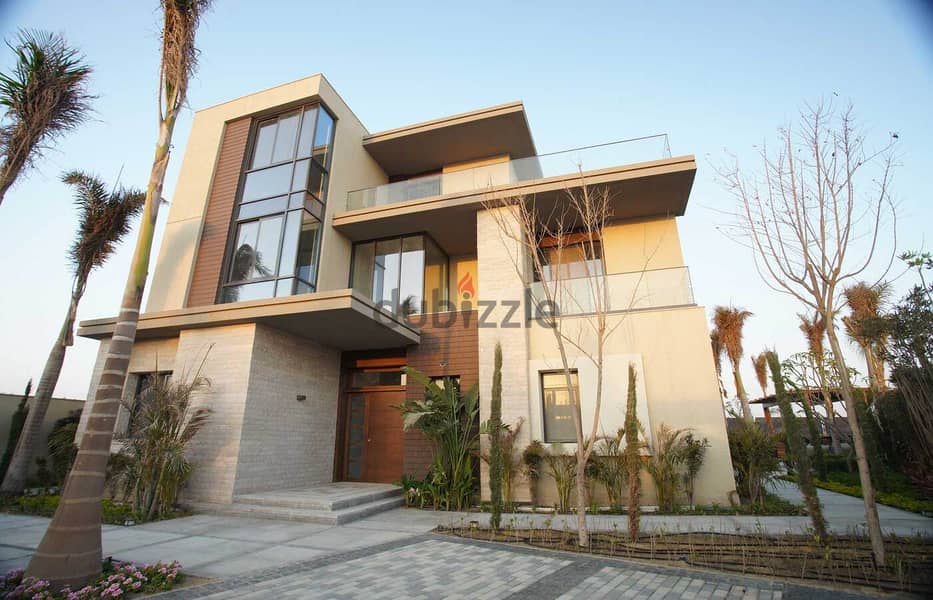 For sale, a villa with immediate receipt, ready to move in, in Amio, located in Sheikh Zayed, in the Sodic The Estates Compound, in front of Sphinx Ai 6