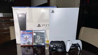 Playstation 5 Bundle PS5 with 2 controllers, FIFA 21+free game