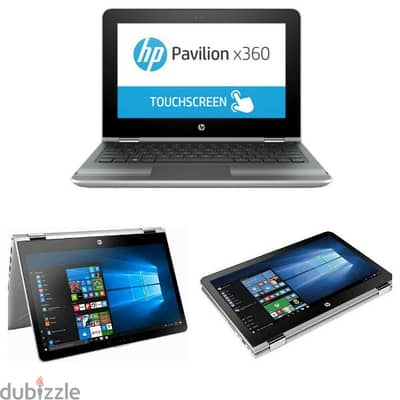 laptop Hp Pavilion x360 touch screenلاب وتابلت 2*1