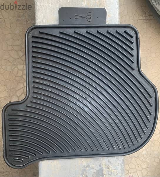 VW Jetta 2008 - 2016 original Black Rubber floor mats دوسات جيتا أصلي 3