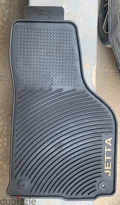 VW Jetta 2008 - 2016 original Black Rubber floor mats دوسات جيتا أصلي