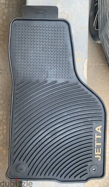 VW Jetta 2008 - 2016 original Black Rubber floor mats دوسات جيتا أصلي 0