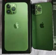IPhone 13 Pro Max 256 اخضر خطين and ultra Apple Watch new