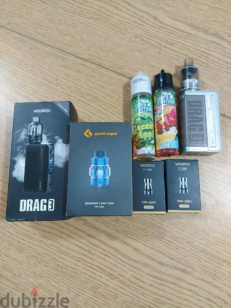 voopoo drag 3 فيب + geekvape z max tank 13