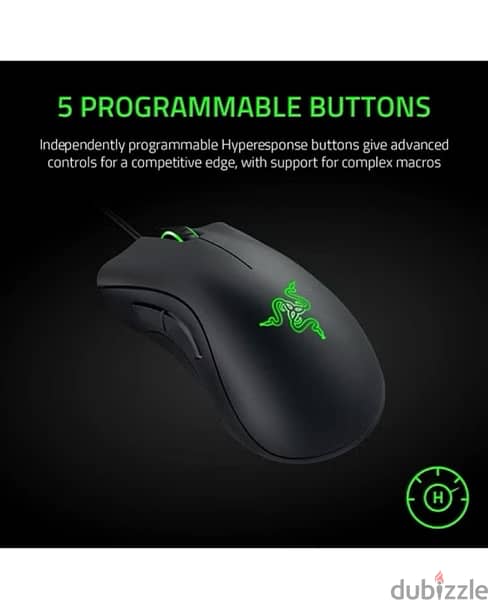 Razer DeathAdder Essential Wired Gaming Mouse with 6,400 DPI 1