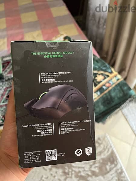 Razer DeathAdder Essential Wired Gaming Mouse with 6,400 DPI 3