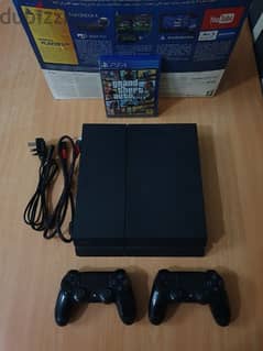 PS4 1TB with 2 original controllers and box 0