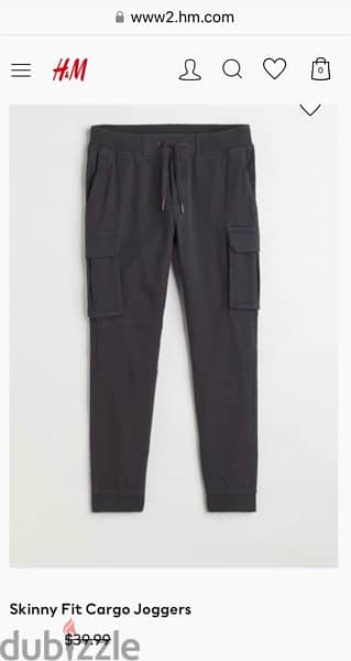 H & M Cargo Joggers 3