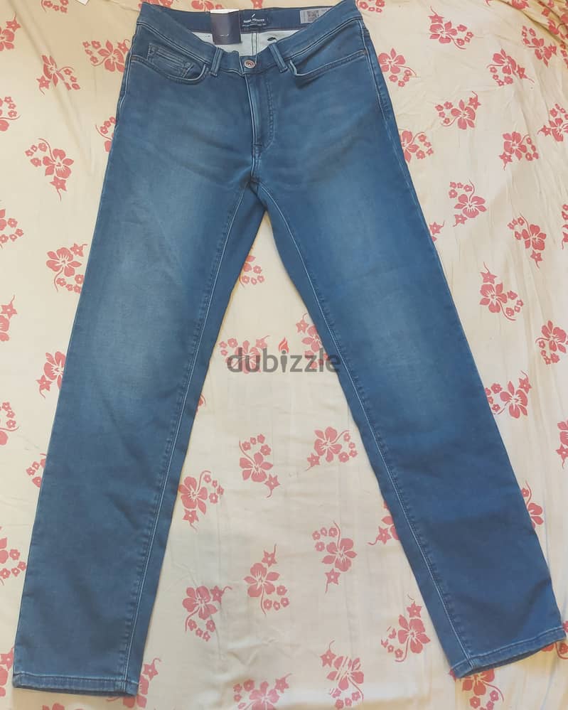 بنطلون jeans blue من Daniel hechter مقاس 32 4