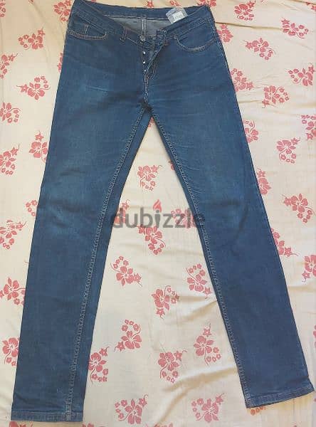 بنطلون jeans ازرق مقاس 33 1