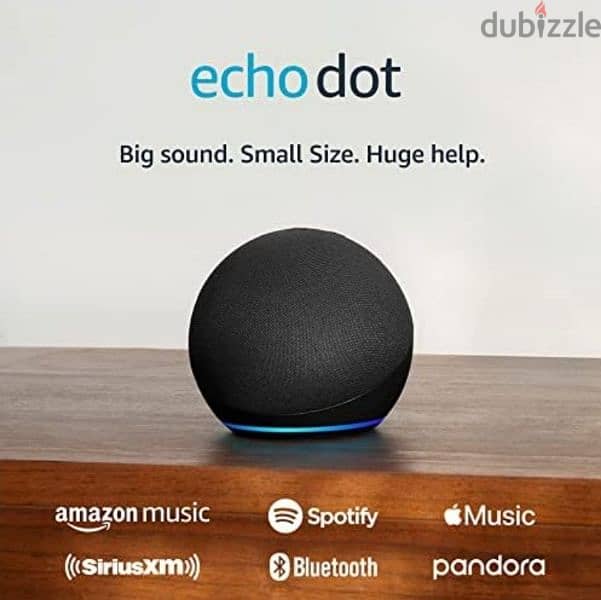 Echo Dot (5th Gen) | Charcoal with Sengled Smart Color Bulb 1