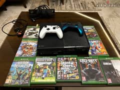 X box one 1 Tb + 9 games + 2 controller + kinect