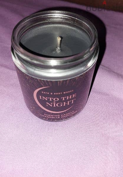 INTO THE NIGHT CANDLE FROM. BATH AND BKDY WORKS 1