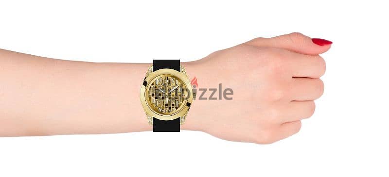 GUESS - GW0109L1 - WATCH FOR LADIES GOLD AND BLACK SILICONE 1