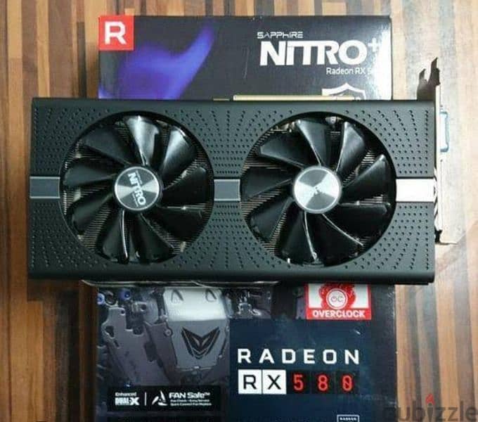 amd sapphire rx 580 8Gb nitro plus RGB 1