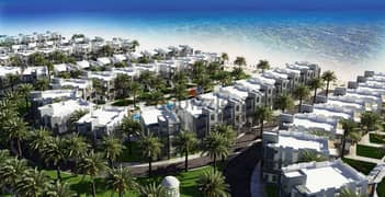 Your deposit is your discount in installments over 8 years, panoramic chalet, ground floor, garden, 95 meters, sea view, first row